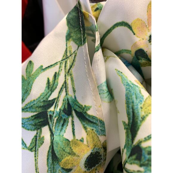 Ieena For Mac Duggal Gown Womens Size 4 V-Neck Floral A-Line Dress - Picture 9 of 9